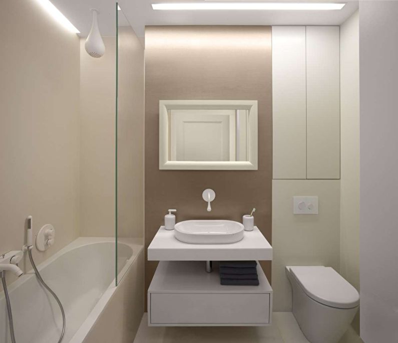 Design salle de bain 3 m² style minimalisme - photo