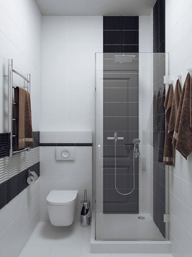 Design salle de bain 3 m² style minimalisme - photo