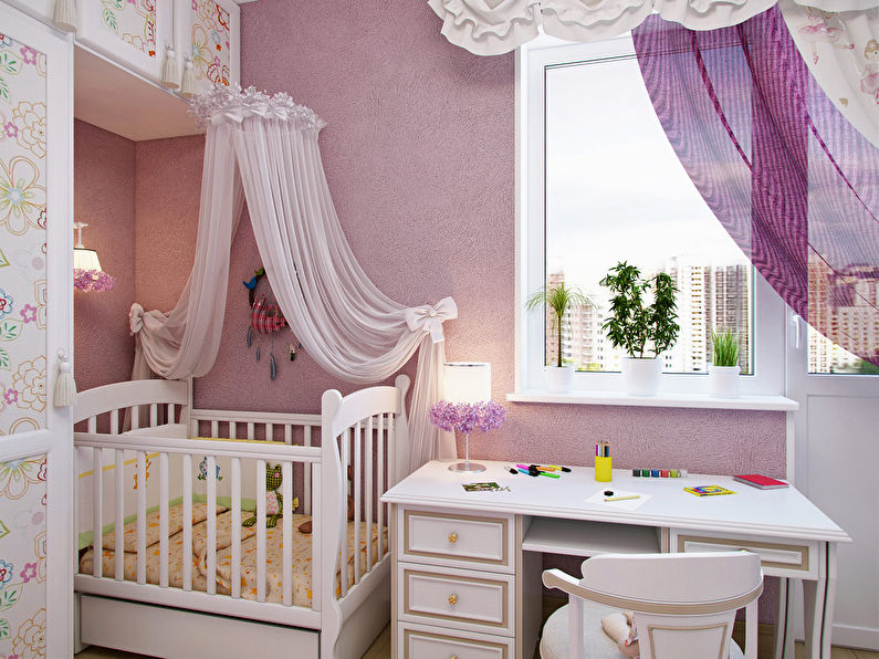Textiles - conception d'une petite chambre d'enfant