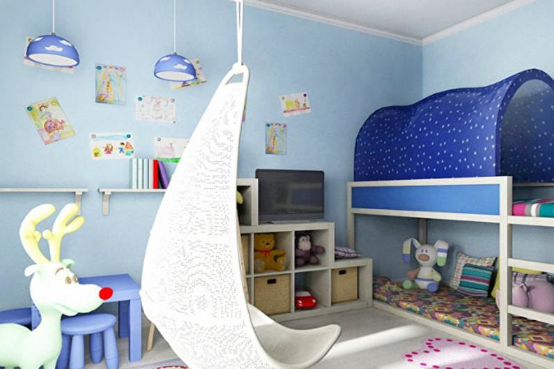 Combinaisons de couleurs à l'intérieur de la chambre d'un enfant - Comment choisir les schémas de couleurs