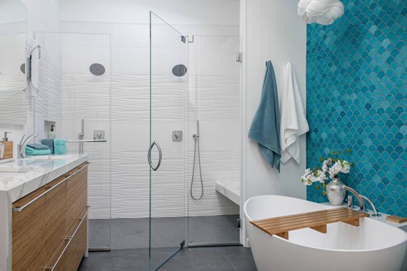 Design de salle de bain 2018 - Éclairage et décoration