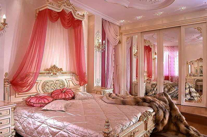 Maza guļamistaba klasiskā stilā - interjera dizains