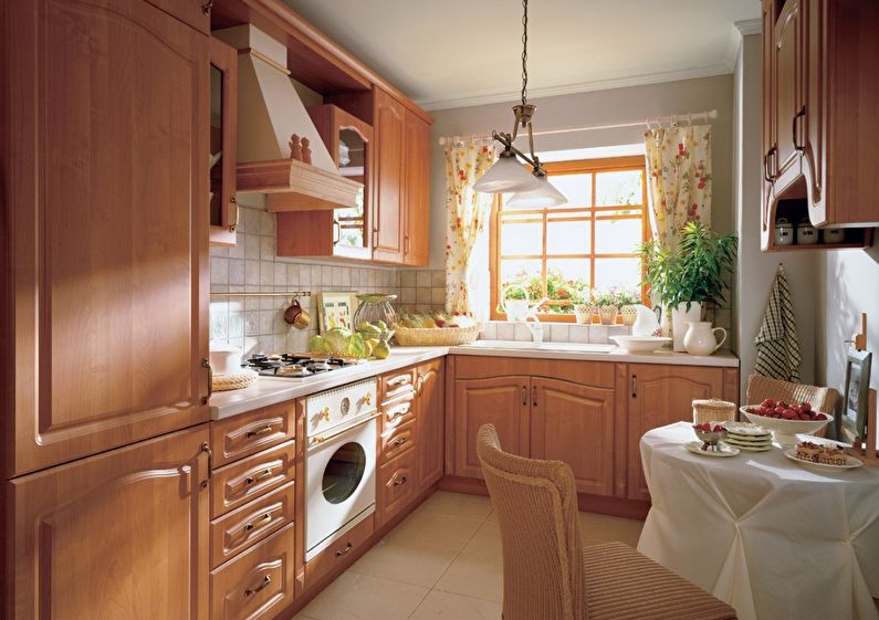 Conception de cuisine 9 m2 dans un style classique