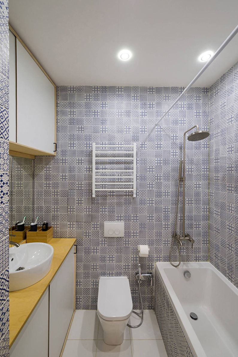 Conception d'une petite salle de bain de 4 m²