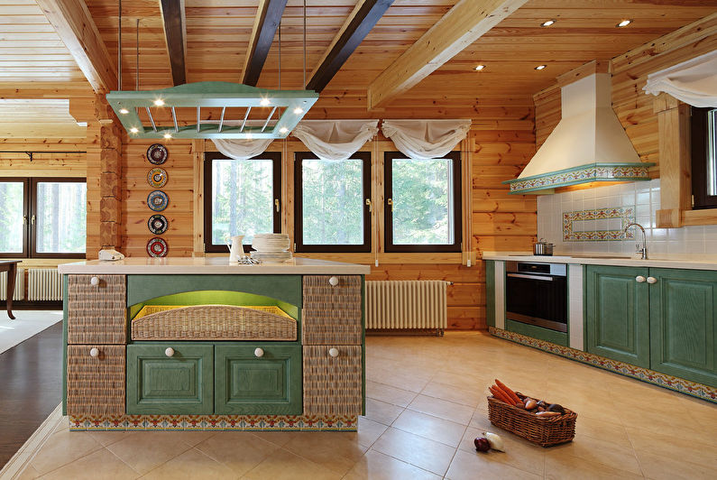 Conception de cuisine dans une maison en bois - photo 2