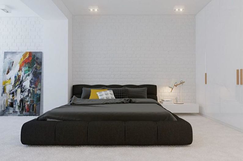 Design d'intérieur de chambre de style minimalisme - photo
