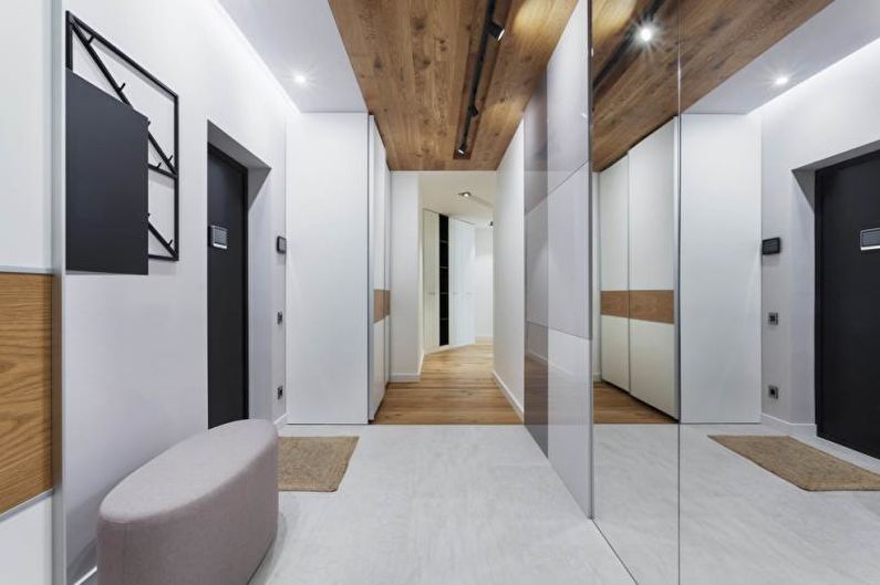 Design d'intérieur du couloir de minimalisme - photo