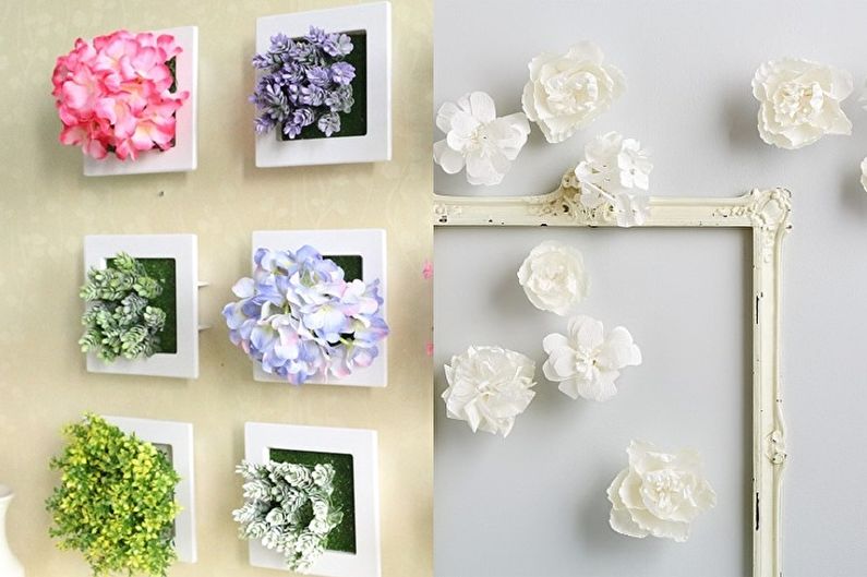 Fleurs en papier bricolage - photo