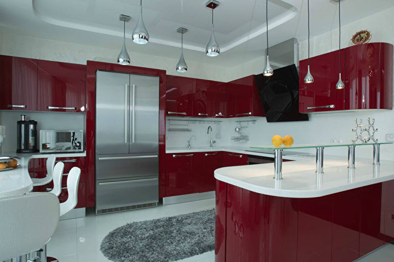 Rouge sur blanc: Intérieur de cuisine, Sotchi - photo 1