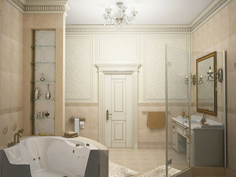 Salle de bains classique, 11 m2 - photo 4