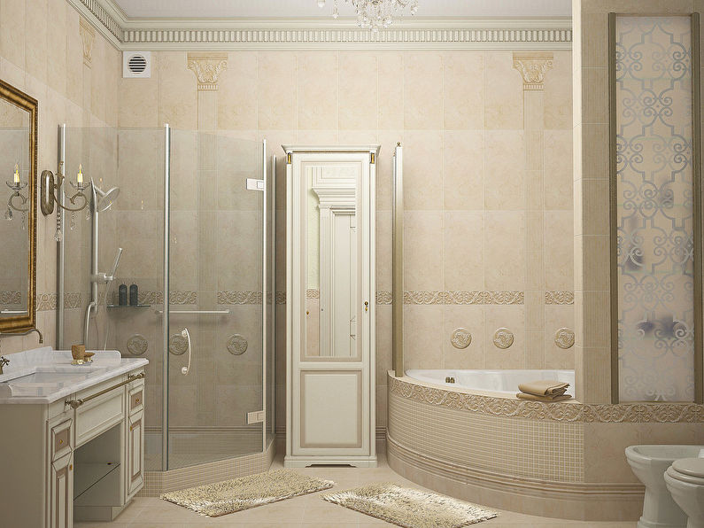 Salle de bain de style classique, 11 m2