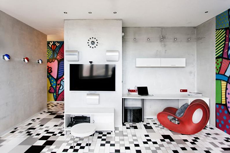 Appartement design de style high-tech - photo