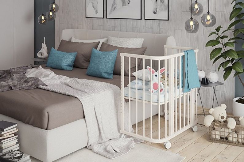 Types de lits pour bébés dans la conception - Lit supplémentaire