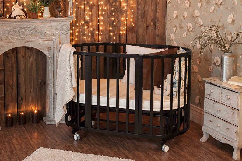 Types de lits bébé pour bébés par conception - Lit sur roues