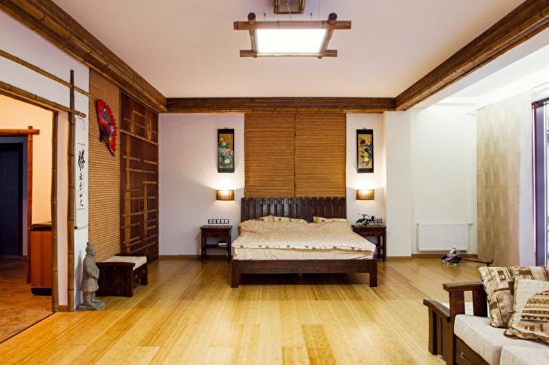 Dormitorio de estilo japonés (90 fotos): diseño de interiores, ideas de