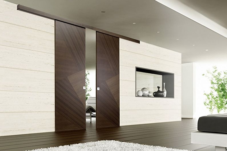 Types de matériaux pour portes coulissantes intérieures - MDF