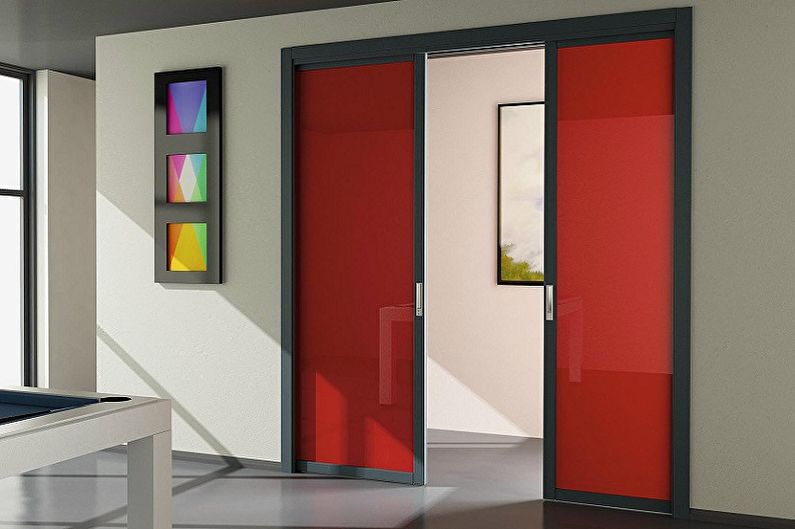 Types de matériaux pour portes coulissantes intérieures - Plastique