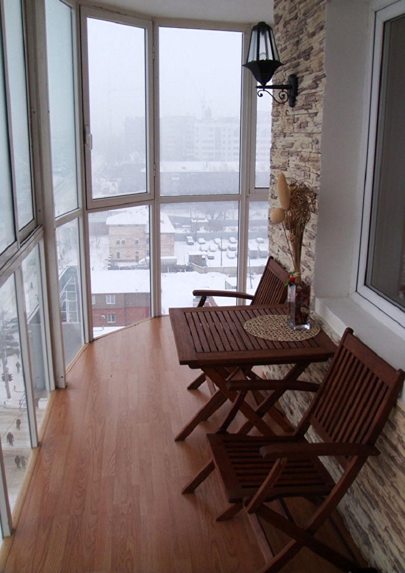 Combinaison balcon et cuisine - Design d'intérieur