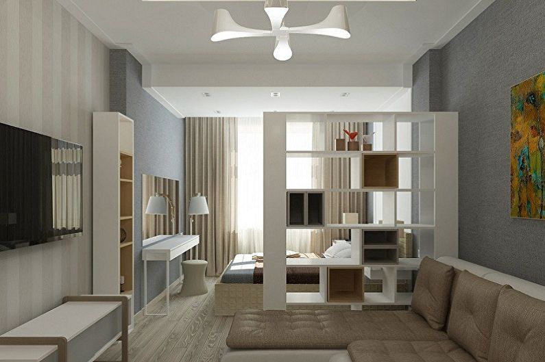 Chambre rectangulaire - Disposition des meubles