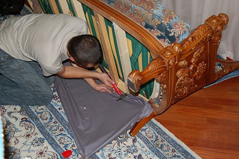 Comment changer la garniture de vos meubles de vos propres mains