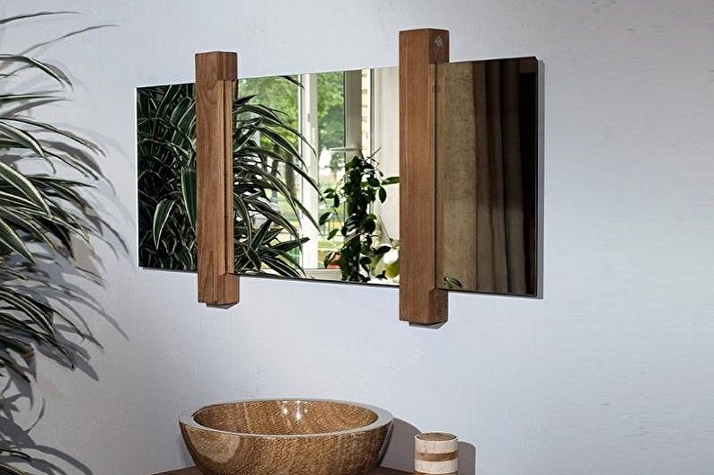 Spogulis vannas istabā - materiāli