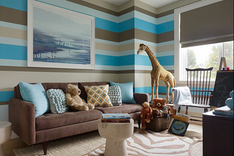 Combinaisons de couleurs pour sols, murs, plafonds et meubles - Combinaisons froides et chaudes