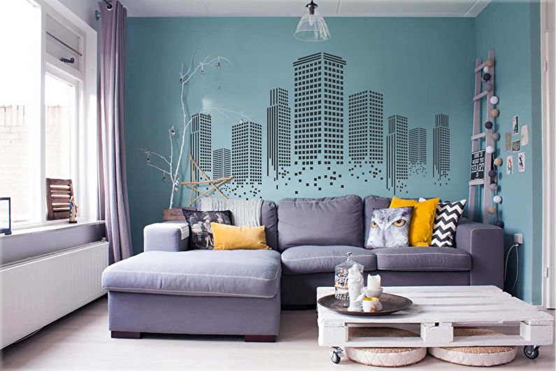 Combinaisons de couleurs pour sols, murs, plafonds et meubles - Combinaisons froides et chaudes