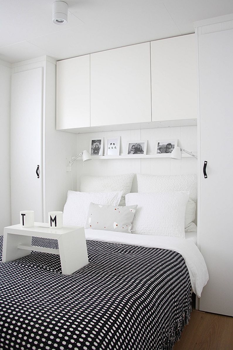 Chambre à coucher dans le style scandinave photo - Design d'intérieur